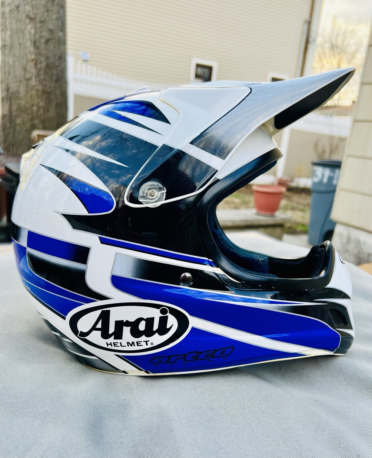 Vintage 1998 Arai VX-Pro Artco Concepts Full Face Helmet/Tribal
