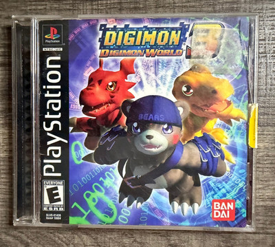 Digimon World 3 - Sony Playstation 1 PS1 - Bandai - Acceptable Condition