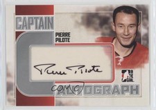 2011-12 ITG Captain-C Series Auto Silver Pierre Pilote #A-PP Auto HOF 2d8