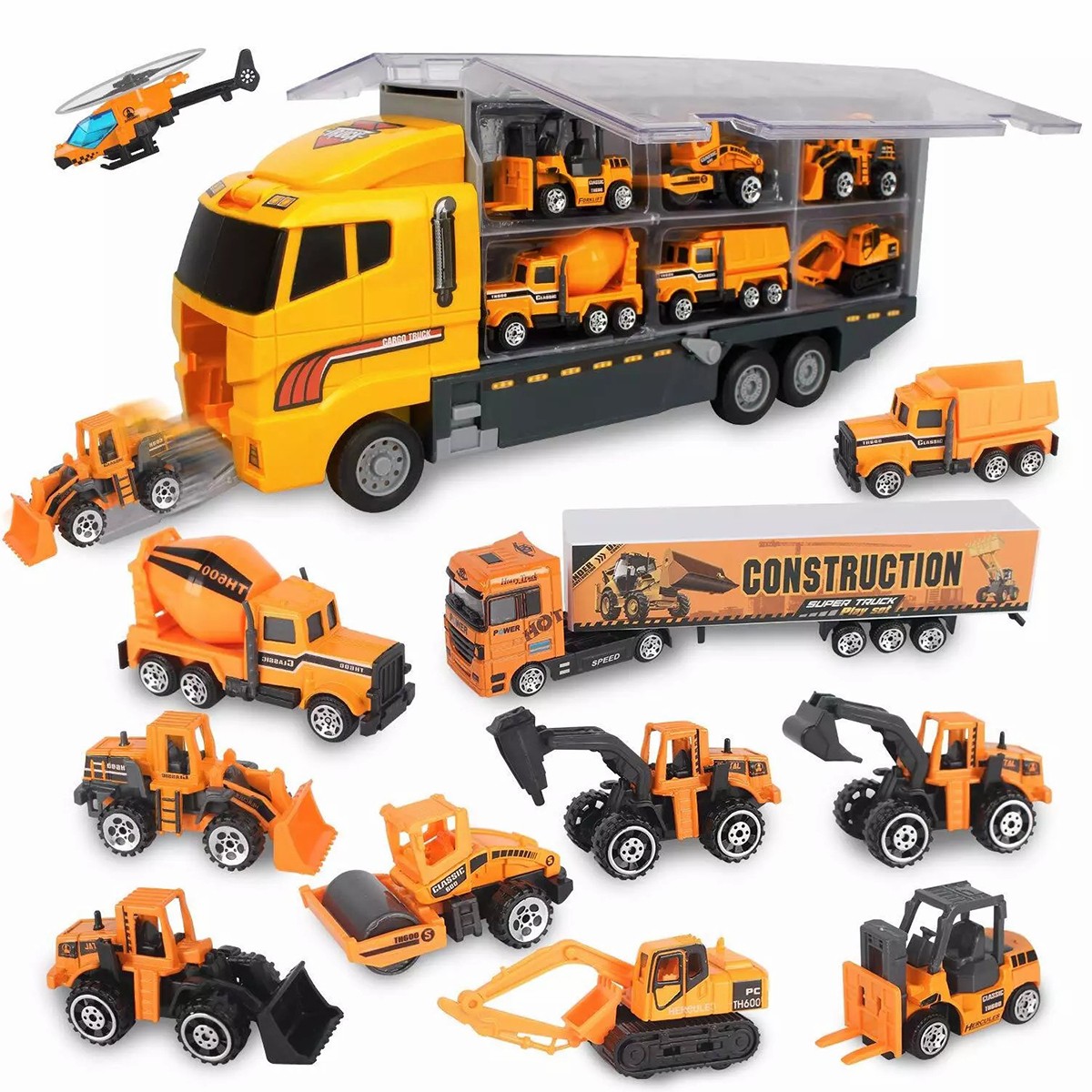 LKW Spielzeug groß Transporter Auto Truck Spielzeug Bagger Bulldozer für Kinder