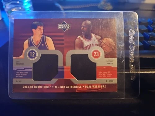 2003-04 Upper Deck Honor Roll - All-Nba Authentics Dual Warm-Ups Michael Jordan
