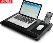 Portable Laptop Lap Desk Tray Cushion Lightweight Stand Mouse Pad Wrist Rest UK
