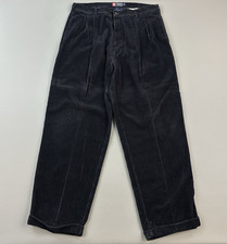 Vintage Chaps Ralph Lauren Pants Mens 38x32 38x31 Corduroy Pleated Cuffed Casual