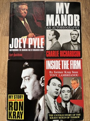 Mary Twins Joey Pyle Charlie Richardson London Gangster Book Job Lot X4