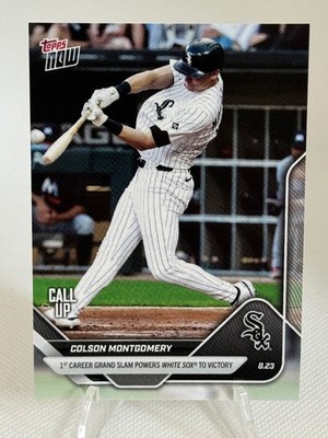 2025 TOPPS NOW MLB #600 Colson Montgomery 1st Grand Slam on 8/23/25 White Sox RC
