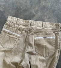 Vintage 70s Levi  s Embroidered Back Pocket Corduroy Flare Leg Pants 32 x 30