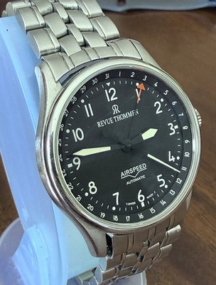 REVUE THOMMEN Airspeed Automatic Date Diver 100mt.  herrenuhr