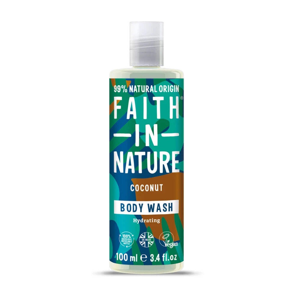 Faith In Nature Coconut Body Wash 100ml Natural Vegan