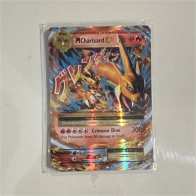 Pokémon M Charizard EX Full Art Holo Mega Dragon Ultra Rare 13/108 Evolutions