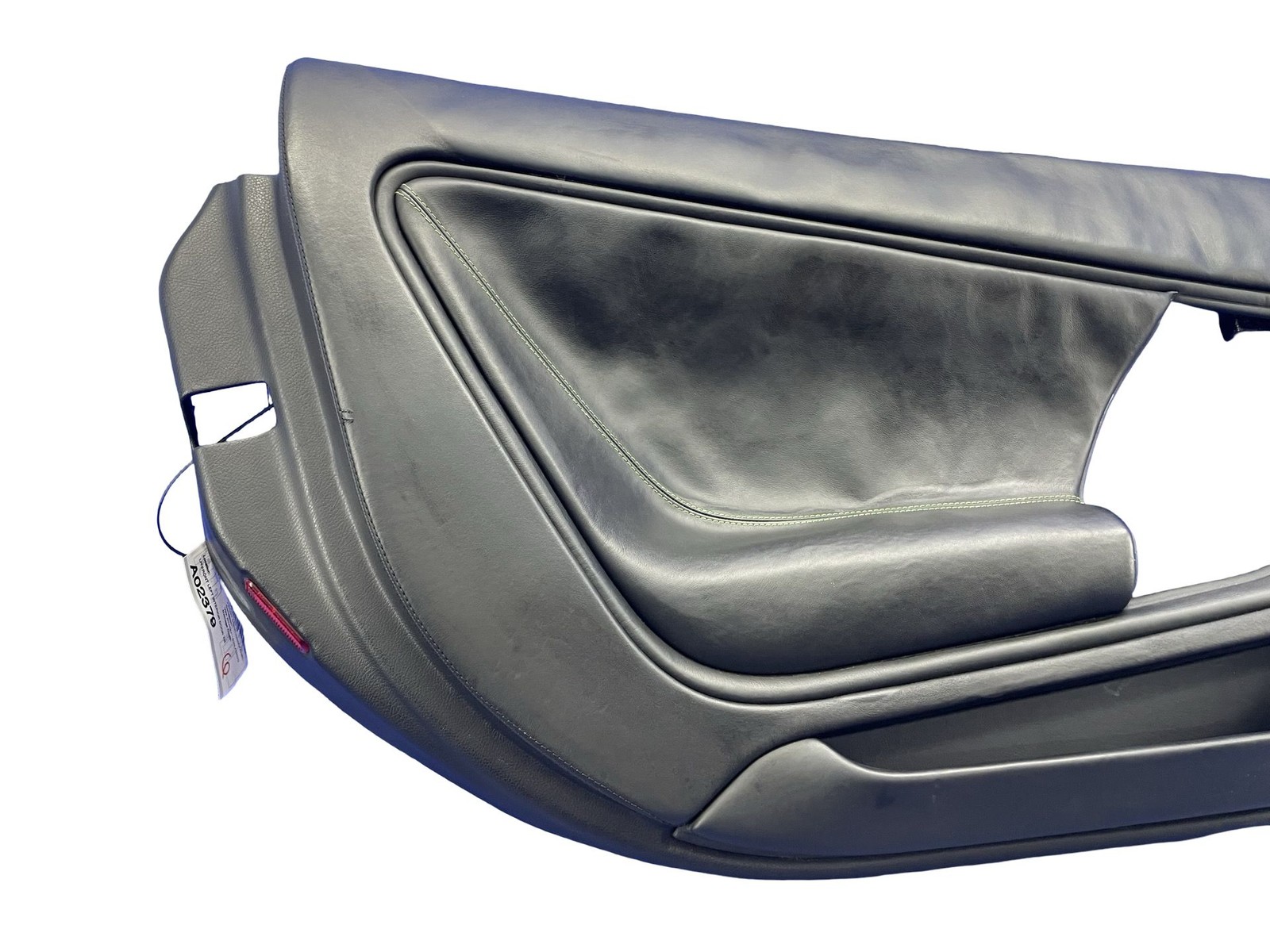 2003-2008 LAMBORGHINI GALLARDO FRONT LEFT INTERIOR DOOR TRIM PANEL BLACK LEATHER