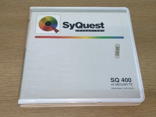 SyQuest SQ 400 44 MEGABYTE Removeable Hard Disk Cartridge Used *rare
