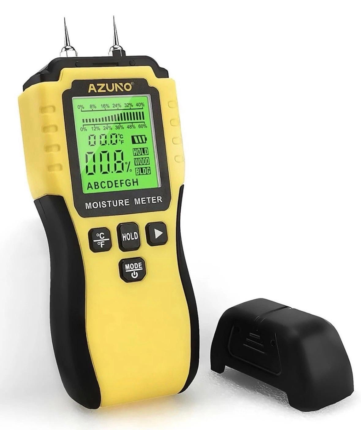 Moisture Dampness Meter Damp Detector Tester for Wood Walls Firewood 8 Modes