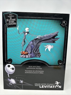 Grand Gesture Levitation Nightmare Before Christmas Jack And Zero NIB - Tested