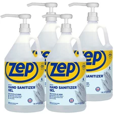 Zep Instant Hand Sanitizer Gel - 1 Gallon (Case of 4) ZUIHSG128P