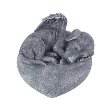 Dog Memorial Stone Garden Statue Grave Marker