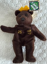 Mark McGwire Bamm Beanos plush bear 1998 New with Tags and Case
