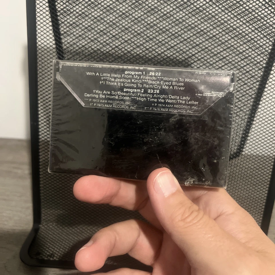 JOE COCKER’S- GREATEST HITS CASSETTE A&M CS- 3257 Sealed But Small Crack In Case - Image 3 of 4