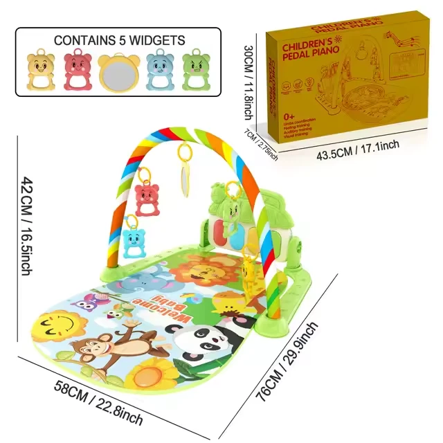 Baby Music Activity Gym Rug Play Mat Carpet Pedal Piano Keyboard
Opens in a new window or tab