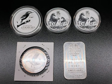 3.5 oz mixed silver lot, Englehard, Australian, Canadian