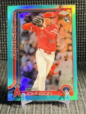 2025 Topps Chrome - #USC116 Ryan Johnson, Teal Refractor /299