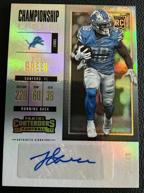 Panini Contenders - Rookie Championship Ticket Tion Green #247 /49 (AU, RC) Holo