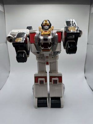 Working Deluxe White TigerZord Incomplete Thunder Megazord  Power Rangers 1994