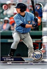 Brandon Lowe #98 2019 Bowman Rookie Tampa Bay Rays