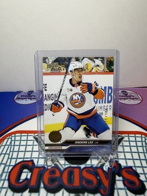 2023-24 Upper Deck Series 1 Exclusives 77/100 Anders Lee #115