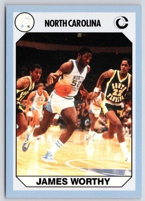 1990-91 Collegiate Collection North Carolina Tar Heels #5 James Worthy