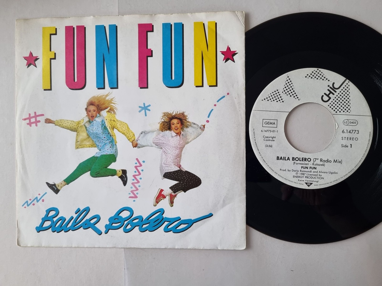 Fun Fun - Baila Bolero 7'' Vinyl Germany ITALO DISCO