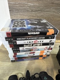 Sony PS3 Original 80GB Bundle CECHK01 - 10 Games + Controller + HDMI + Tested