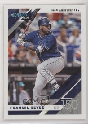 2019 Panini Donruss 150th Anniversary 96/150 Franmil Reyes #111 eq1
