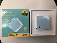 TP-LINK TL-WR802N Wireless Portable Nano Travel Router - Barely Used