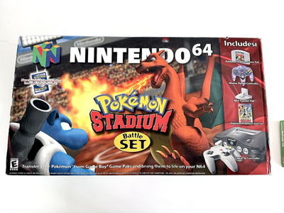 Nintendo 64 Pokemon Stadium Battle Set Console Inserts, Games