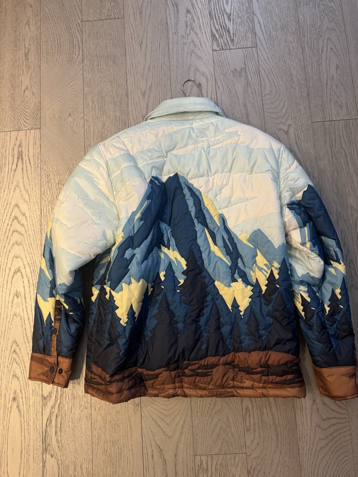 Kith Patchwork Brixton Puffed Shirt Jacket - Heli… - image 3