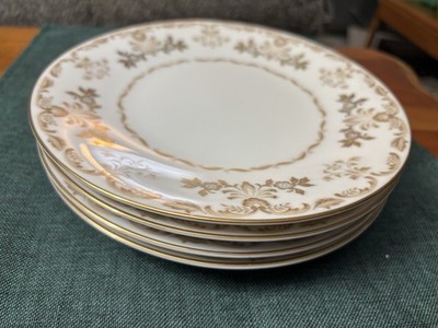 Harmony House Classique Gold Salad/Lunch Plates ~Set of 4~ 7 3/4''