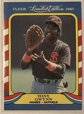 1987 Fleer Baseball Superstars Limited Edition Tony Gwynn - San Diego Padres