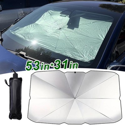 53'' Windshield Sun Shade Umbrella Universal for Chevrolet Sun & Heat Protection