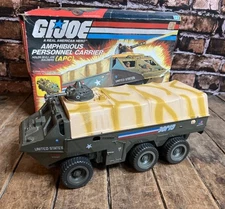 1983 Hasbro GI JOE- APC : Amphibious Personnel Carrier - Original Box & Vehicle