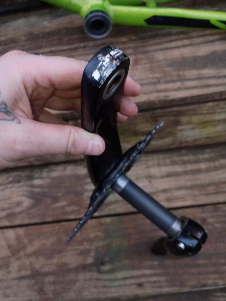 Juego de bielas Sinz Elite XXX con plato negro Foto 3 de 4