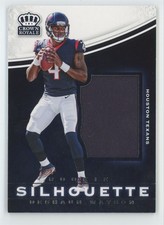 Deshaun Watson 2017 Panini Preferred Jumbo Silhouette RC Jersey #12 Houston