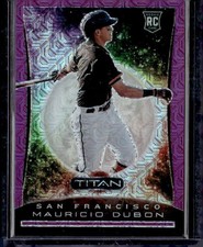 2020 Panini Chronicles #23 Mauricio Dubon Titan Purple Mojo #/75