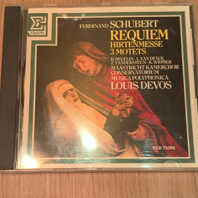 Erato Ferdinand Schubert Requiem/Hirtenmesse/3 Motets CD ECD 75386 (1988)