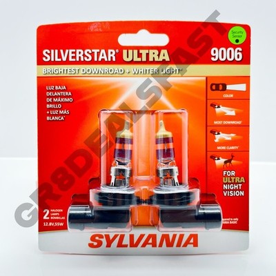 9006 Sylvania Silverstar Ultra Headlight Bulbs Bright New Genuine  (2 PACK) 