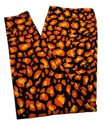 LuLaRoe Leggings TC2 Tall Curvy 2 Animal BLACK Cheetah LEOPARD Wild Sexy Casual