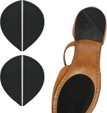 Shoe Heel Repair, Rubber Sole Pads, 2 Pairs Bottom Heel Rubber Patch, Black
