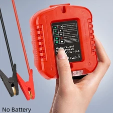 Emergency Jump Starter Jumper Adapter For Milwaukee 18V Battery For Car Engine