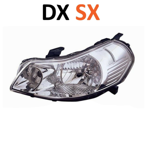 PAIR HEADLIGHTS ANT DX AND SX FIAT SEDICI 2006 > PREDIS H4 ENGINE ELECT. - Picture 1 of 3