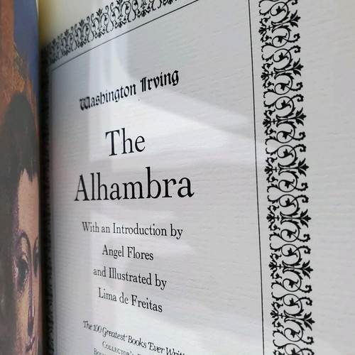 Easton Press The Albambra by Washington Irving 1978 Leather Collectors Edition - Picture 10 of 13