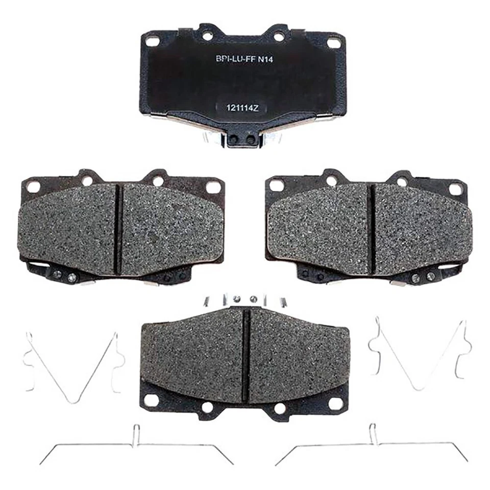 Комплект передних задних керамических тормозных колодок тормозные колодки для Toyota 4Runner 1989 1990 1991 тормозные колодки - Изображение 3 из 4